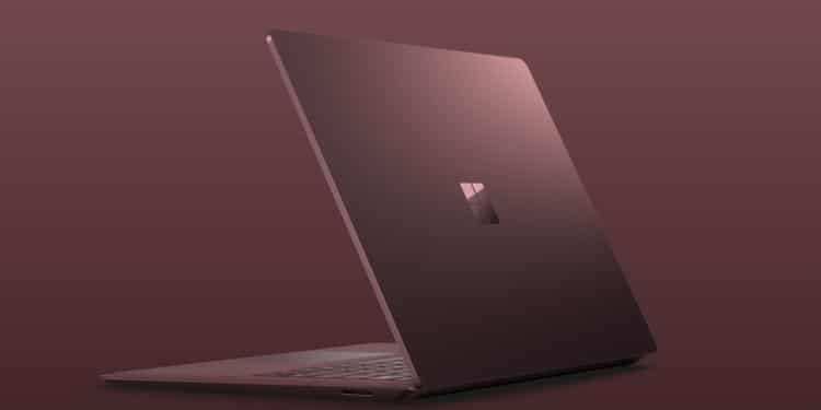 Surface Laptop 2 rot