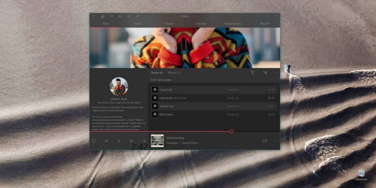 Sonca – Groove Music Alternative für Windows 10 und Windows Mobile jetzt 80% reduziert