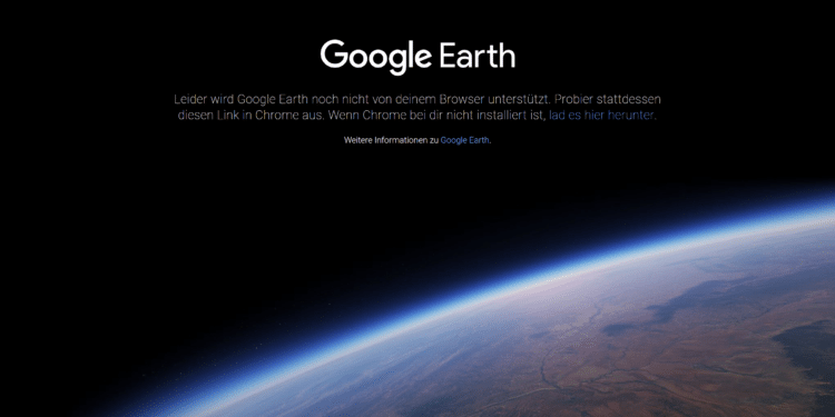 Microsoft Edge funktioniert nicht mit Google Earth