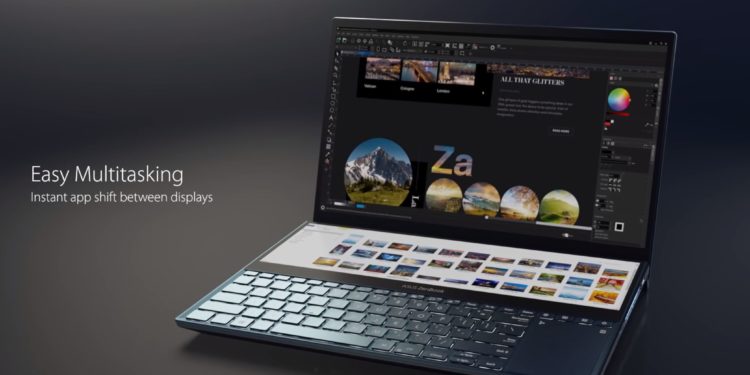 Erstmal haben wir gestutzt, dann fanden wir ASUS‘ ZenBook Dual 4K-Display-Laptops einfach cool