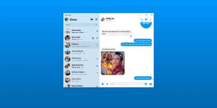 Facebook Messenger Windows 10