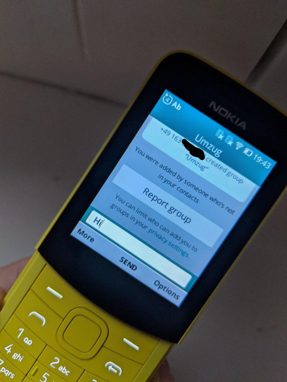 Nokia 8110 Whatsapp KaiOS
