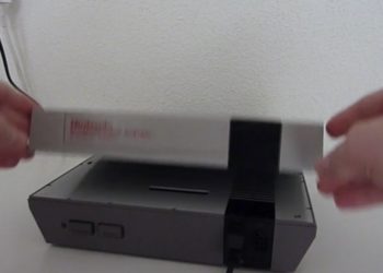 NES Konsole Modding integriertes Display