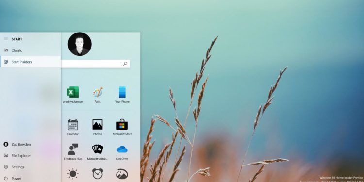Microsoft zeigt versehentlich neues Fluent-Startmenü