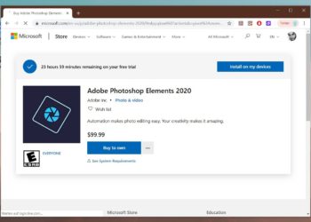 Adobe Photoshop Elements 2020 Microsoft Store download