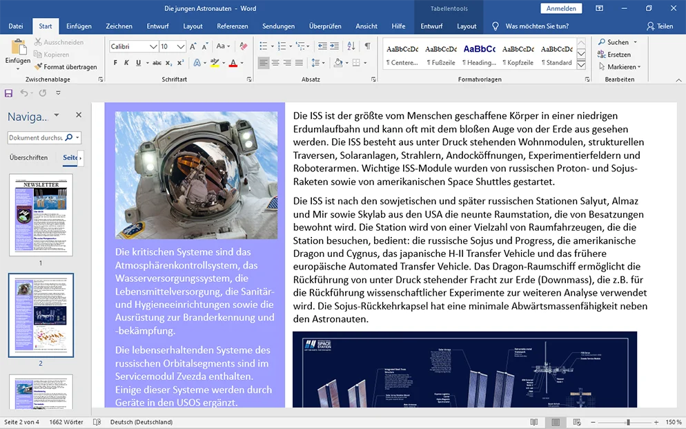 Oberfläche von SoftMaker FreeOffice TextMaker