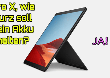Surface Pro X Snapdragon Akkulaufzeit Leistung Test Review