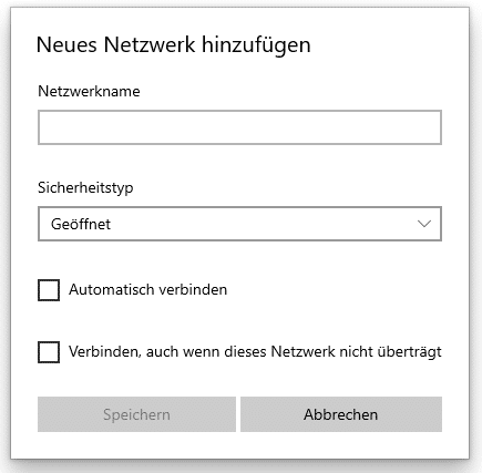 [Anleitung] WLAN-Profile in Windows 10 einrichten bevor man im Netzwerk ist