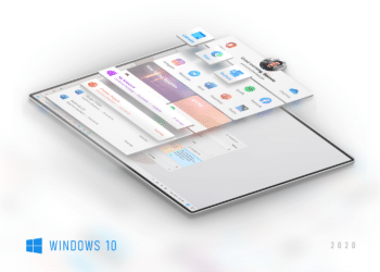 Konzept zeigt runderneuerte Windows 10 Erfahrung