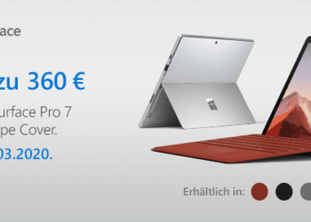 Surface Pro 7 und Surface Pro X mit Rabatt bis zu 360 Euro günstiger