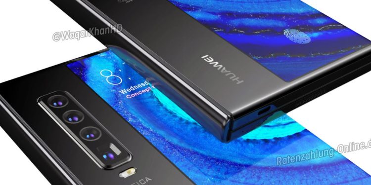 Huawei Mate X2: Renderbilder des neuen faltbaren Flaggschiffes
