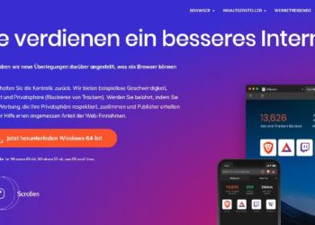 Brave-Browser beim Bearbeiten von URLs mit Affiliate-Links erwischt