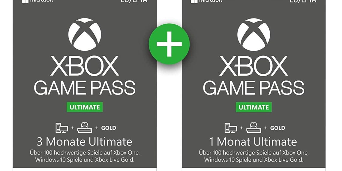 Amazon Tagesdeal Xbox Gamepass Ultimate mit Gratismonat zum