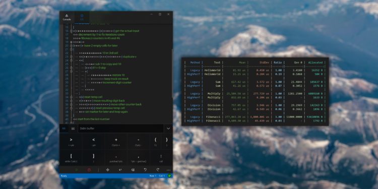 Brainf*ck# UWP