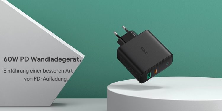 AUKEY USB C Ladegerät 60W Power Delivery Netzteil im Amazon Blitzangebot