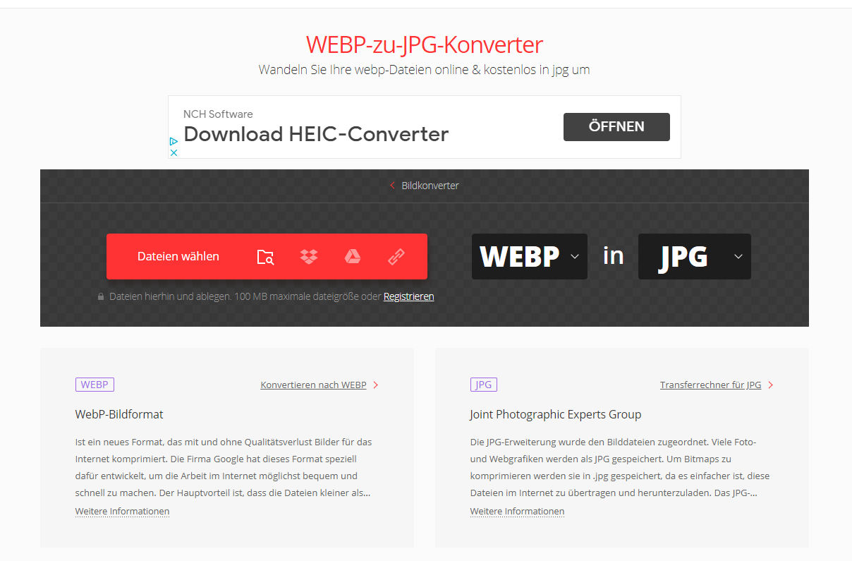 Webp Zu Jpg Umwandeln Dieser Konverter Ist Genial Windowsunited
