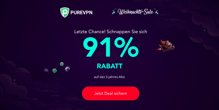 PureVPN Xmas Deal
