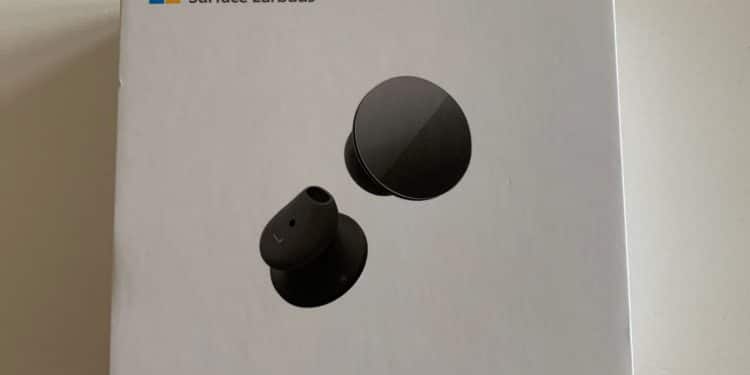 Surface Earbuds Graphit (Test): Unboxing und erster Eindruck