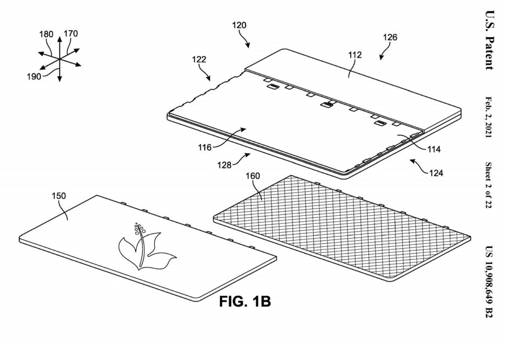 Surface Laptop Patent