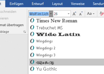 Microsoft sucht eine neue Standard-Schriftart für Office