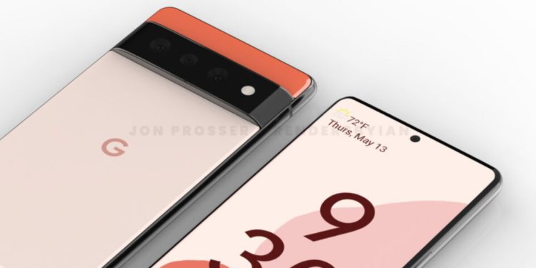 Googles Pixel 6: Renderbilder zeigen interessantes Design-Detail