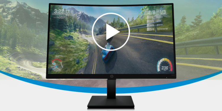 Amazon Deal: HP X27c Gaming Monitor für 29 Prozent Rabatt