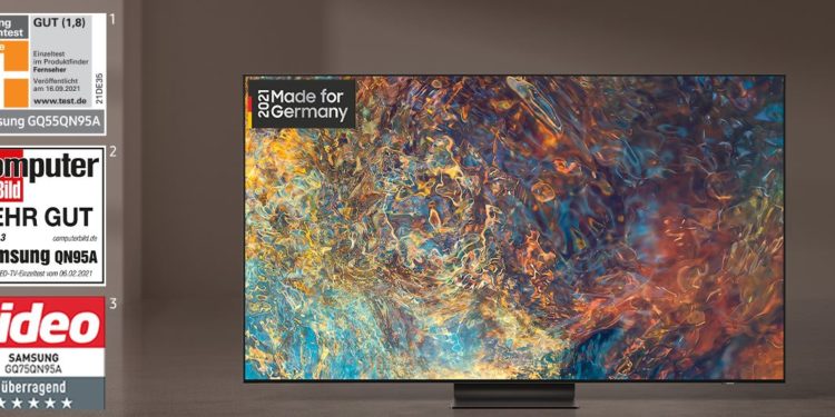 Media Markt Deal: 750 € beim Kauf des SAMSUNG GQ65QN95A Neo QLED TV sparen