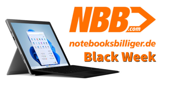 Notebooksbilliger Black Week: Microsoft Surface Pro 7+ zum Hammerpreis