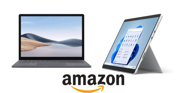 Microsoft Surface Laptop 4 und Surface Pro 8 bei Amazon zu Hammerpreisen