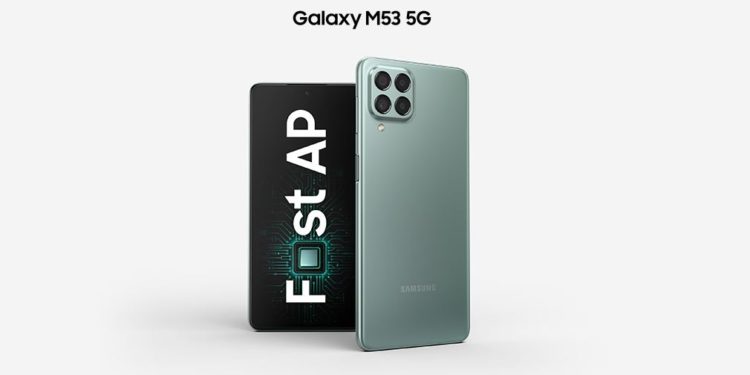 Amazon Deal: Samsung Galaxy M53 5G in Khaki Green – Nur 372 € zahlen