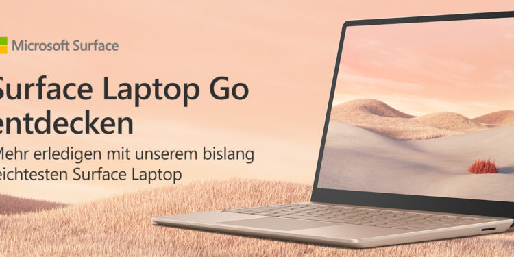 Amazon Deal: Microsoft Surface Laptop Go für nur 698,99 €