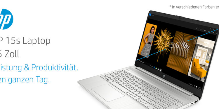 Amazon Deal: Der HP Laptop 15,6 Zoll Full HD Display ist um 15 Prozent reduziert