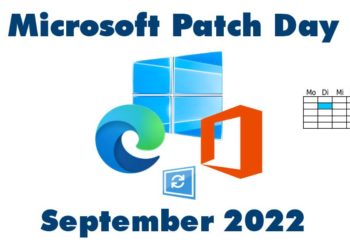 Patch Day. Microsoft hat im September über 60 Schwachstellen ausgebessert