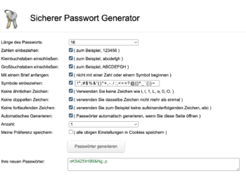 Passwort Generator
