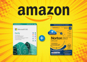 Amazon Deal: 70 Prozent Rabatt auf Microsoft 365 Family 12+3 Monate + Norton 360 Deluxe