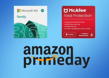 Amazon Prime Day Deal: Microsoft 365 Family 12+3 Monate Abonnement – 72 Prozent sparen