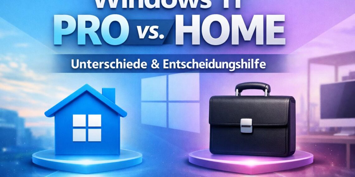 Windows 11 Pro vs. Home Unterschiede, Features & Entscheidungshilfe