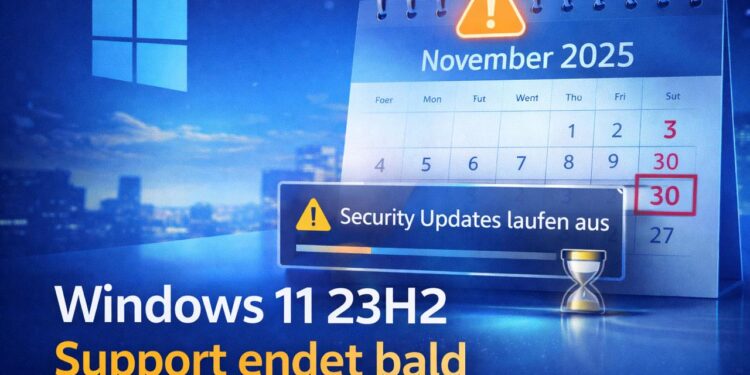 Windows 11 23H2 Support Ende – Sicherheitsupdates laufen aus