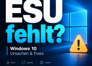 Windows 10 ESU wird nicht angezeigt: die häufigsten Ursachen und was hilft